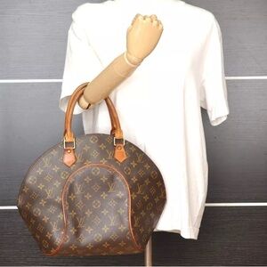 Authentic Louis Vuitton Monogram Ellipse MM Hand Bag M51126 LV 5811I